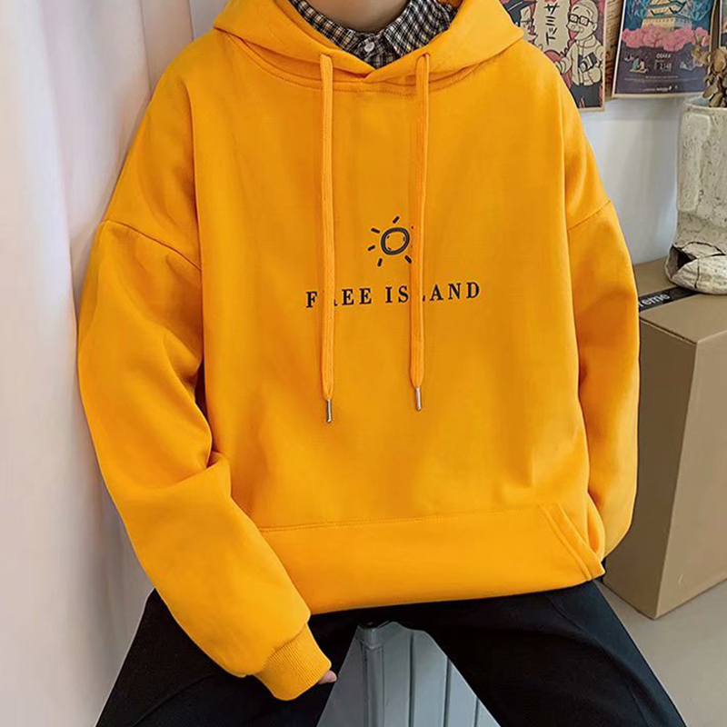 Áo hoodie tay dài phong cách thể thao Hàn Quốc cho nam  | BigBuy360 - bigbuy360.vn