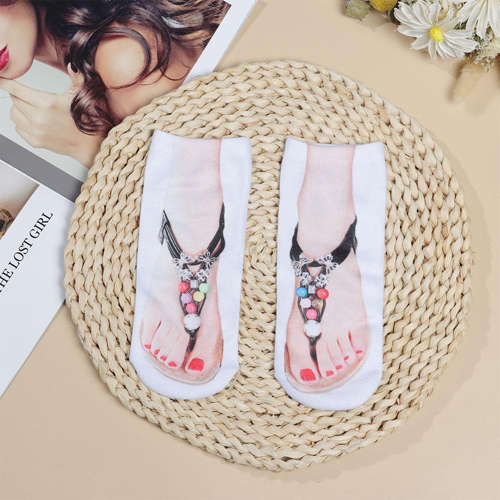 Tất NgắN In HìNh 3D Cho Nam Và Nữ