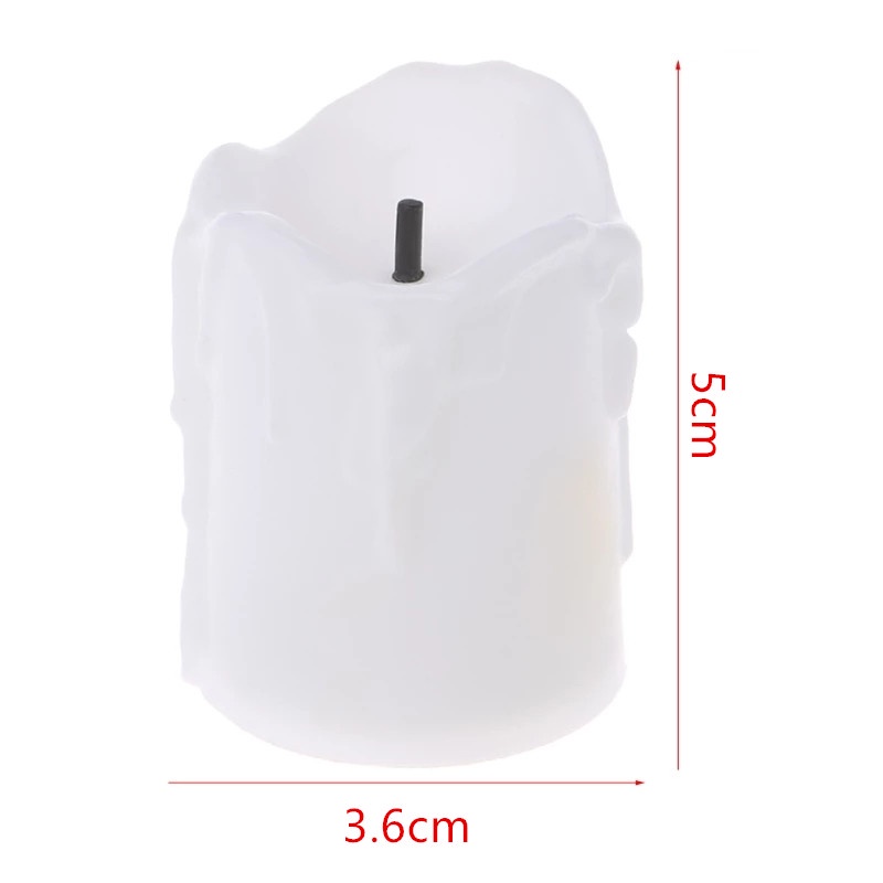 1 Đèn LED Hình Nến Không Lửa Chạy Bằng Pin Trang Trí Lễ Hội/Tiệc Cưới