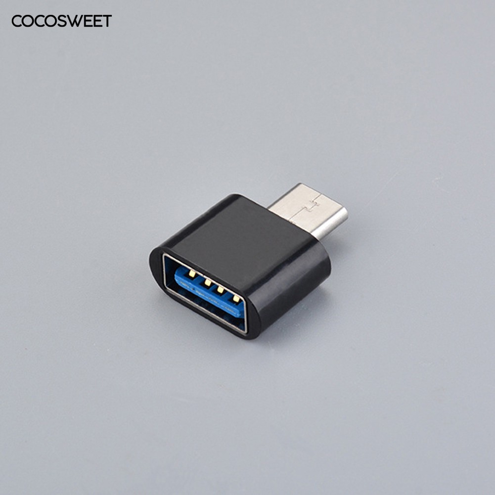 Set 2 Đầu Chuyển Đổi Tốc Độ Cao Type C Sang Usb Otg Chuyên Dụng Cho Chuột Máy Tính