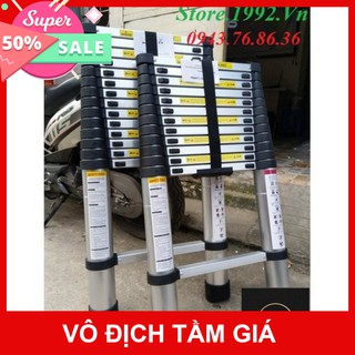 [Sale Giảm Giá] Thang Nhôm Rút Đơn 3.8M