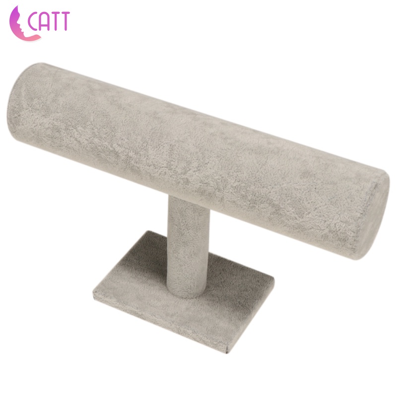 Giá Đỡ Chữ T Màu Hồng Dùng Trưng Bày Trang Sức / Đồng Hồ / Vòng Tay 1
