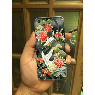 Skin dán iphone hình Hạc 5/5s/6/6plus/7/7plus/8plus