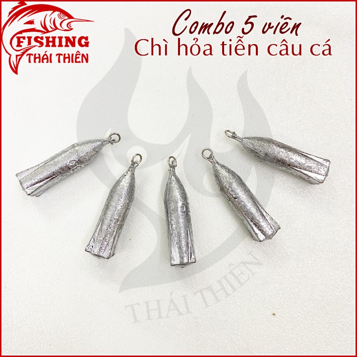 Combo 5 Viên Chì Câu Cá Hỏa Tiễn 30g