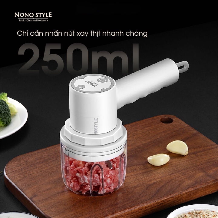 Máy Đánh Trứng Cầm Tay Đa Năng 2 Trong 1 Nonostyle H-D03 20W