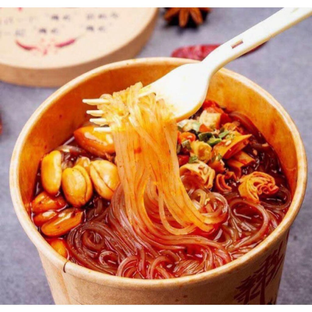 Miến Trùng Khánh Trung Quốc Miến Hộp Chua Cay Trùng Khánh Loại 1 Đồ Ăn Vặt Cay