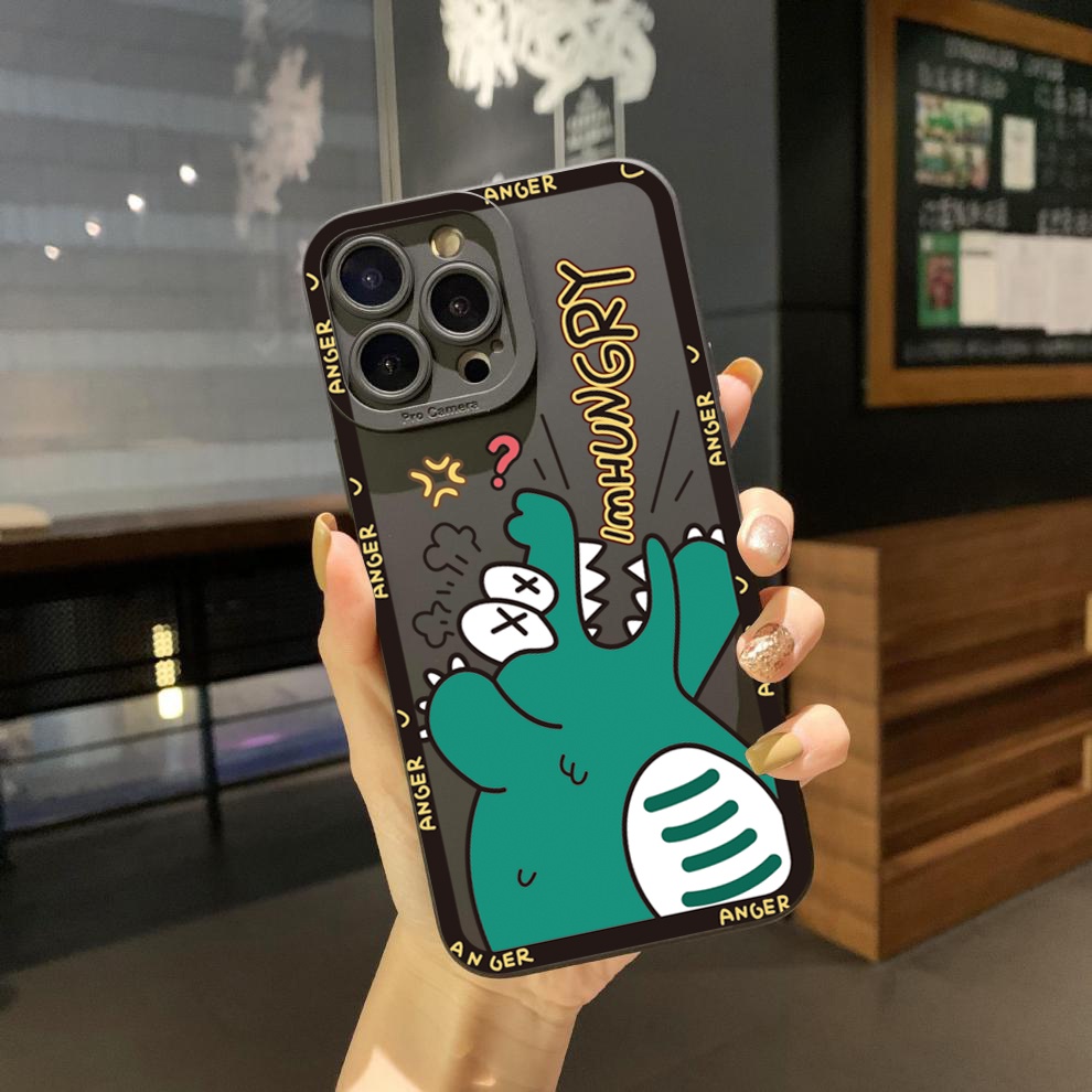 Ốp Điện Thoại Viền Vuông In Hoạt Hình Quái Vật Cho Xiaomi Redmi Note 11 Pro 5G 11S 10 Pro 4G 10S Redmi 10C 9C A1