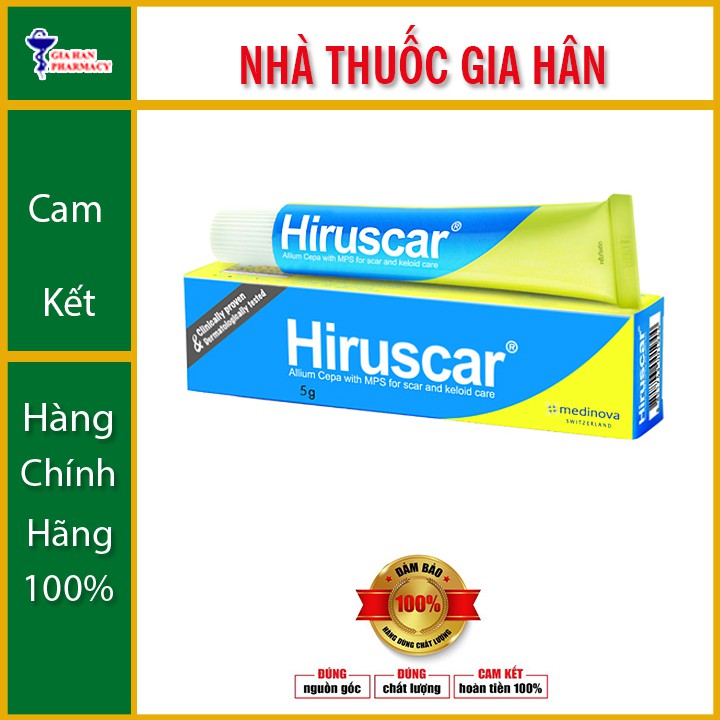 Gel cải thiện sẹo Hiruscar 5g