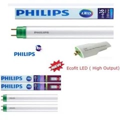 Bóng PHILIPS 0m6 LED Tuýp Ecofit HO 10W 0m6 - [HÀNG CHÍNH HÃNG] - Thay thế bóng tuýp huỳnh quang, êm dịu cho mắt