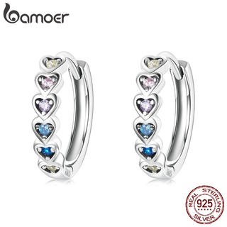 Bamoer Bông Tai Bạc 925 Xỏ Ngón Màu Cầu Vồng sce1275