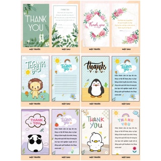 100 Phiếu Cám Ơn, Cardvisit (In 2 mặt cán màng lụa)