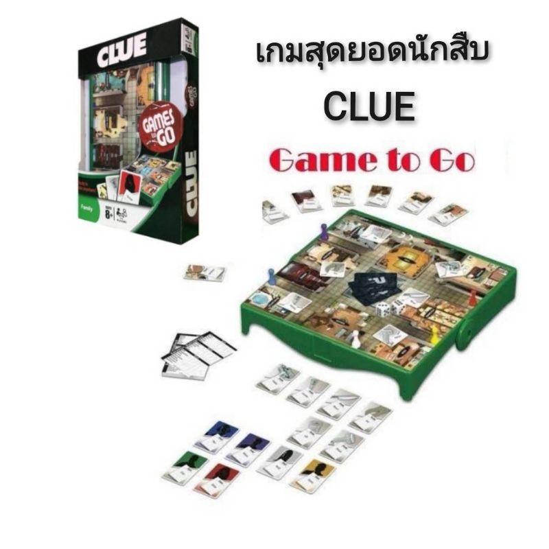 Trò chơi CLUE để đi Hộp gấp di động Thám tử cuối cùng