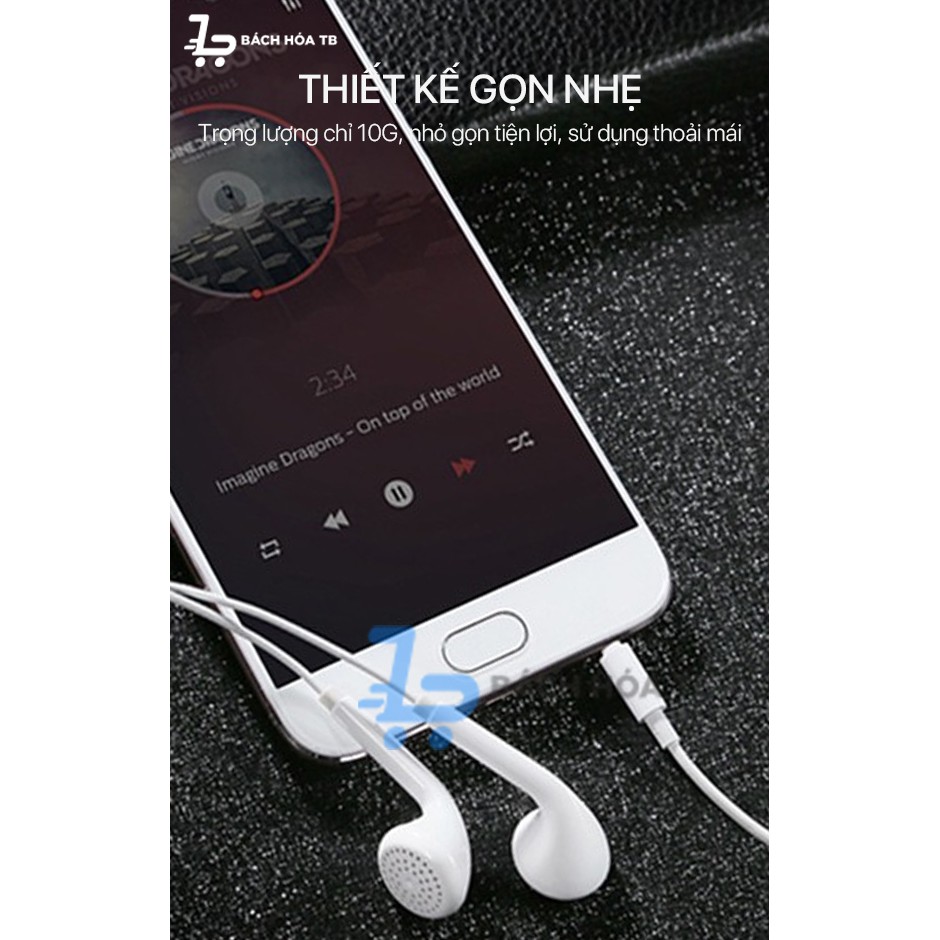 [Mua Sỉ Giá Tốt] Tai Nghe Nhét Tai OPPO - Âm Thanh HD - Mic Đàm Thoại-Jack cắm 3.5mm dành cho tất cả smartphone