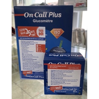 Máy đo đường huyết On Call Plus (Tặng 25 que thử + kim chích máu) - Bảo hành trọn đời
