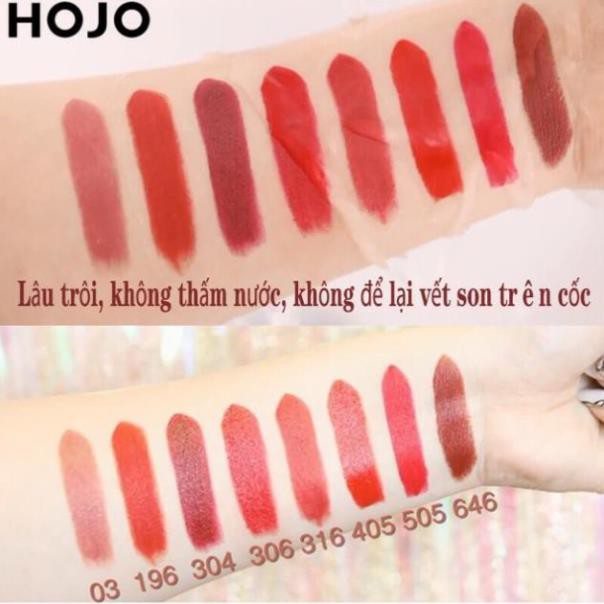 [Có màu mới] Son Thỏi Hojo Princess Phi Thuyền Đính Đá Kèm Gương Soi sang chảnh - BUMSHOP79