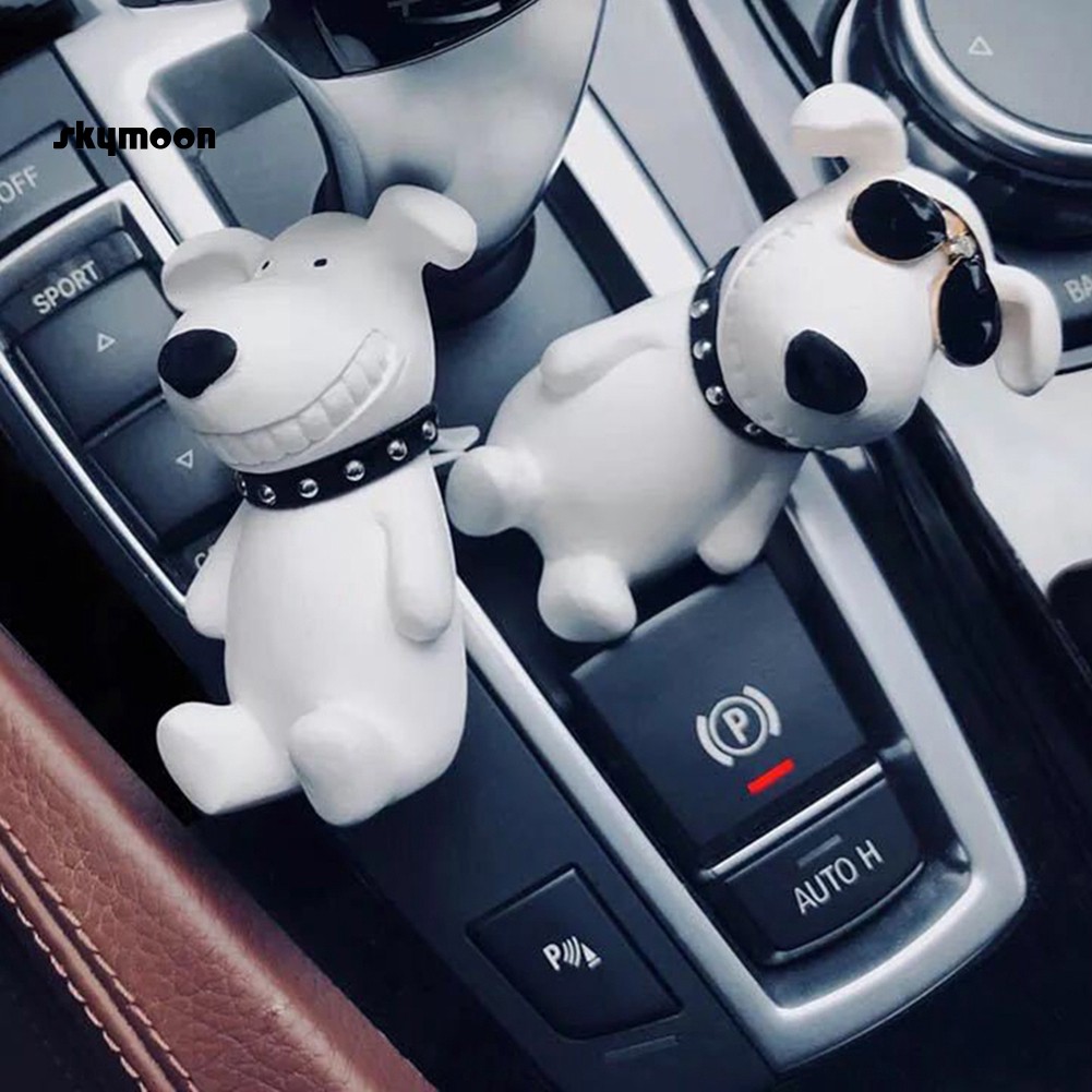 Kẹp hương thơm gắn hệ thống thông gió xe hơi hình chú chó hoạt hình dễ thương