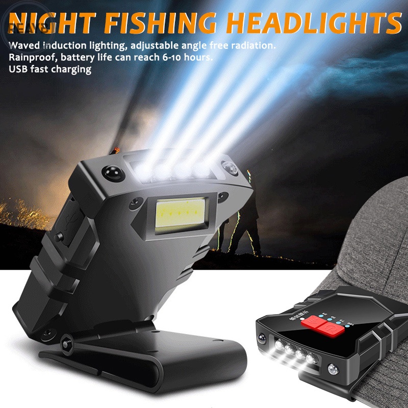 Đèn led kẹp mũ chống thấm nước tiện dụng cho các hoạt động ngoài trời