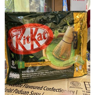 Bánh Xốp KitKat Trà Xanh Nestle Gói 136g (8 thanh x17g)