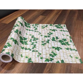 combo 10m giấy decal dán tường gạch dây leo