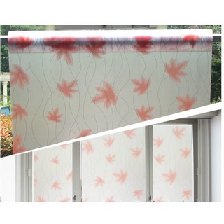 Decal Dán Kính Lá Phong Đỏ
