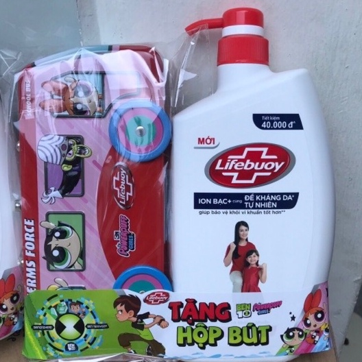 Sữa tắm Lifebuoy bảo vệ vượt trội 850gr + KÈM QUÀ TẶNG SỮA TẮM DETOX MACHA KHỔ QUA