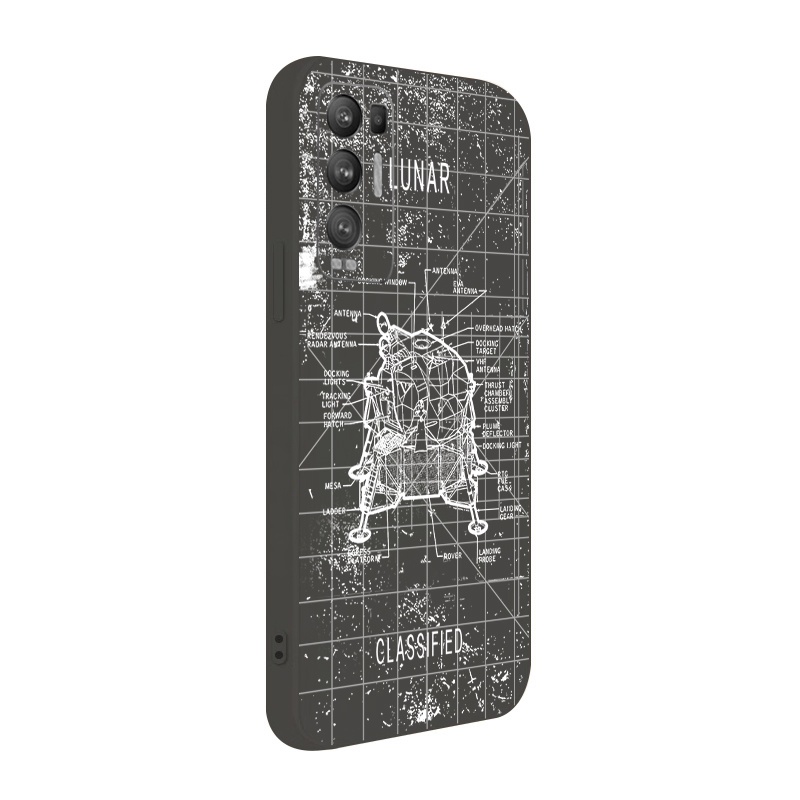 Ốp Điện Thoại Góc Vuông In Hình Động Cơ Không Gian Cho OPPO Reno6 Z 5G Reno 5 Pro 4 4G 3 Reno2 Z F