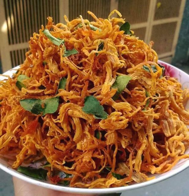 1 Hủ TO 500G Khô gà xé cay, lá chanh ngon tuyệt( sỉ/dạo/ăn vặt/ăn liền/nhà làm/rong biển/combo/tết