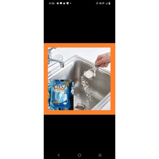 Bột thông cống nắp xanh, blue gói