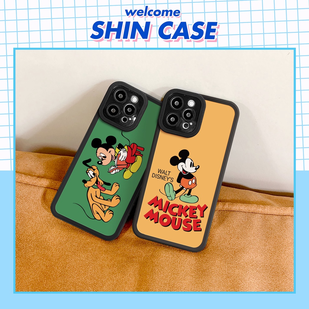 Ốp lưng iphone Mick Mouse cạnh vuông 6/6plus/6s/6splus/7/7plus/8/8plus/x/xs/11/12/13/14/pro/max/promax/plus/shin/case
