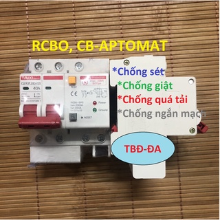 Aptomat chống sét CB chống giật đa năng TAIXI 