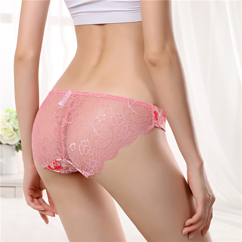 Quần Lót Không Đường May Phối Ren Quyến Rũ Dành Cho Nữ Size M L Xl XXl