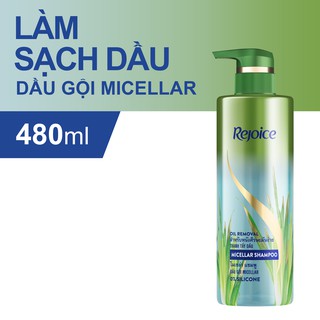 [Mã PG2112B giảm 8% đơn 199K] Dầu gội Rejoice Micellar - Làm sạch dầu 480ml