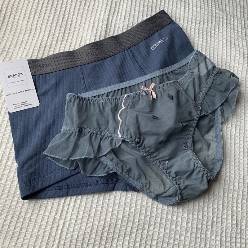 Quần lót ren nữ mỏng mịn bèo hông  dòng HIGHTECH BRABOX - QC63