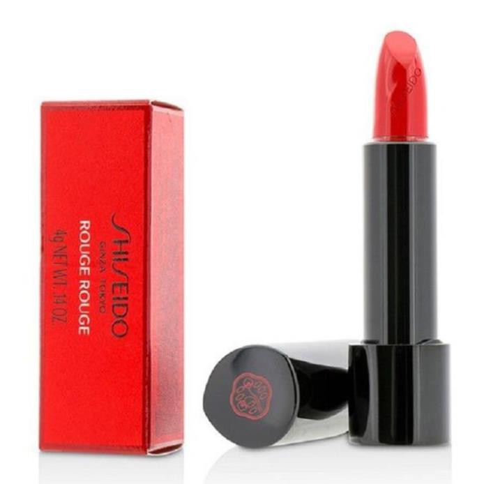 Son môi Đỏ Tươi Cổ Điển Shiseido Rouge Rouge Lipstick RD312 Poppy