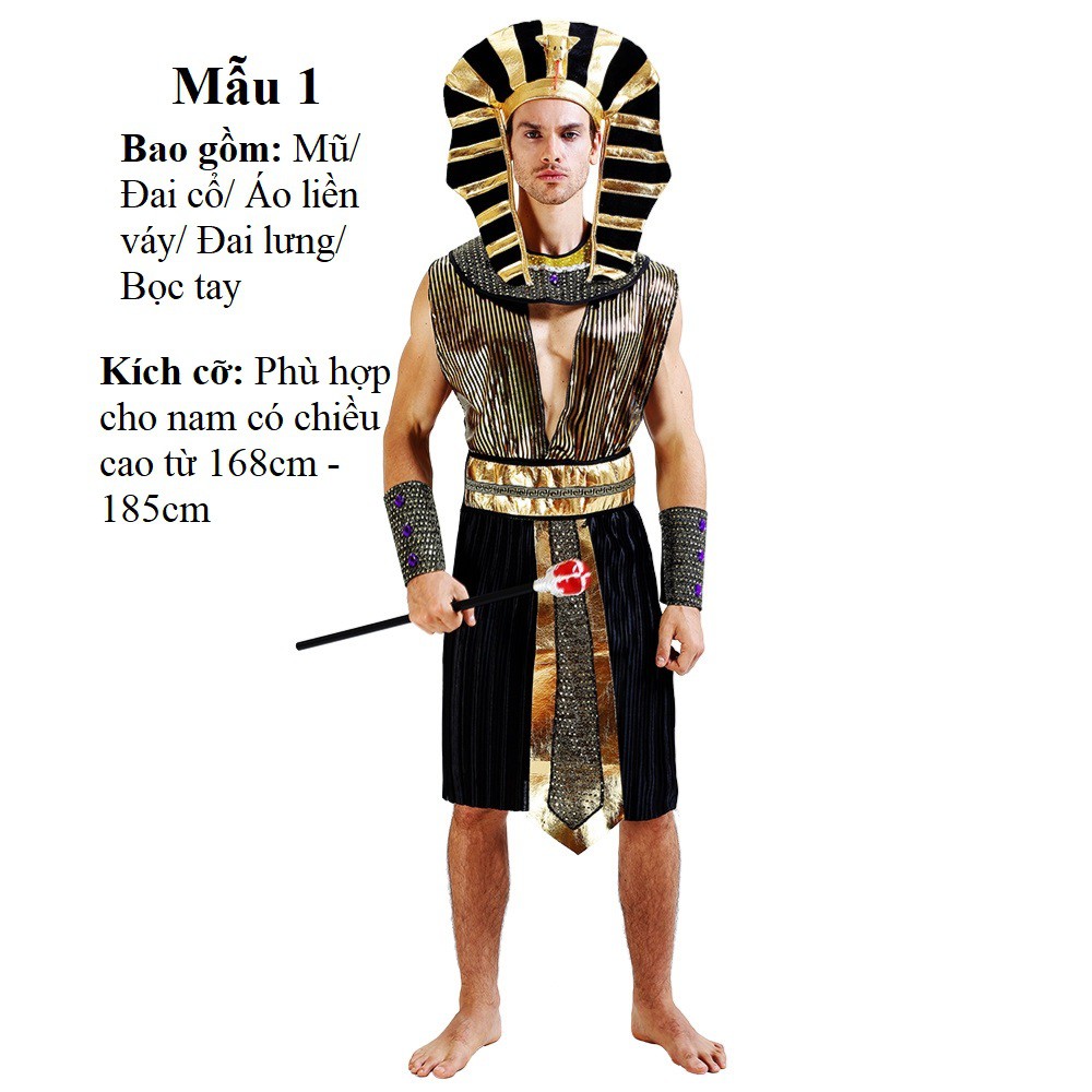 (Có Sẵn) Trang Phục Nữ Hoàng Ai Cập Cổ Đại Trang Phục Pharaon Trang Phục Hóa Trang Halloween Cosplay