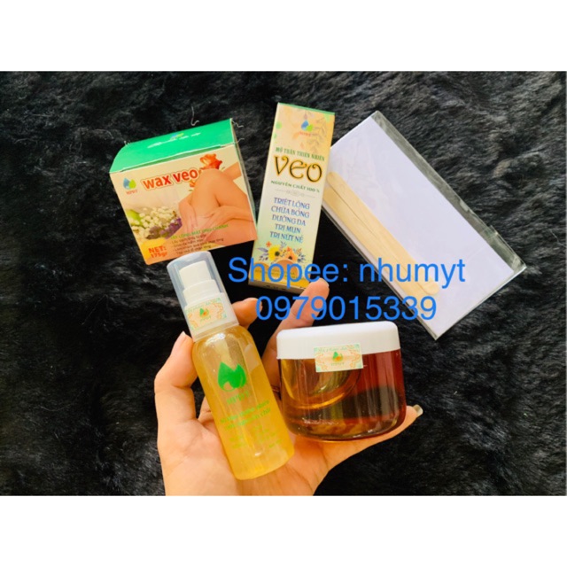 MỠ TRĂN NGUYÊN CHẤT + WAX LÔNG VEO( TẶNG KÈM GIẤY VÀ QUE GẠT). Combo triệt lông vĩnh viễn TỪ THIÊN NHIÊN