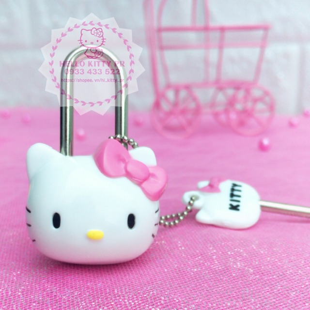 Ổ khóa 3D mini HELLO KITTY