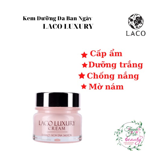 (Del Sốc)Kem Ngày Dưỡng Trắng Da Chống Nắng Mờ Nám Laco