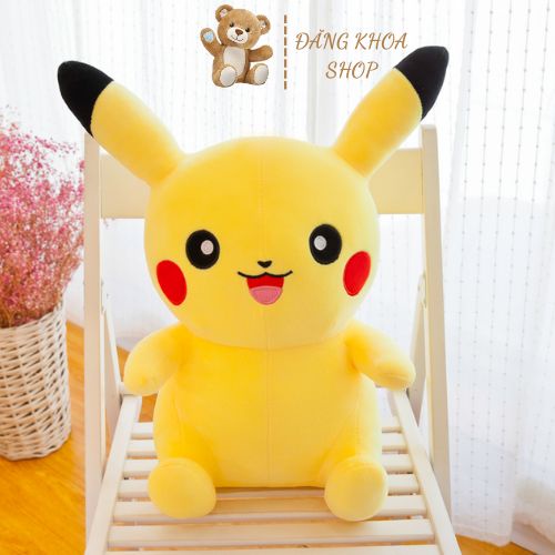 Gấu Bông Pikachu - Gấu Bông Pikachu-Gối Ôm Pikachu-Thú Nhồi Bông Pikachu Hàng Cao Cấp