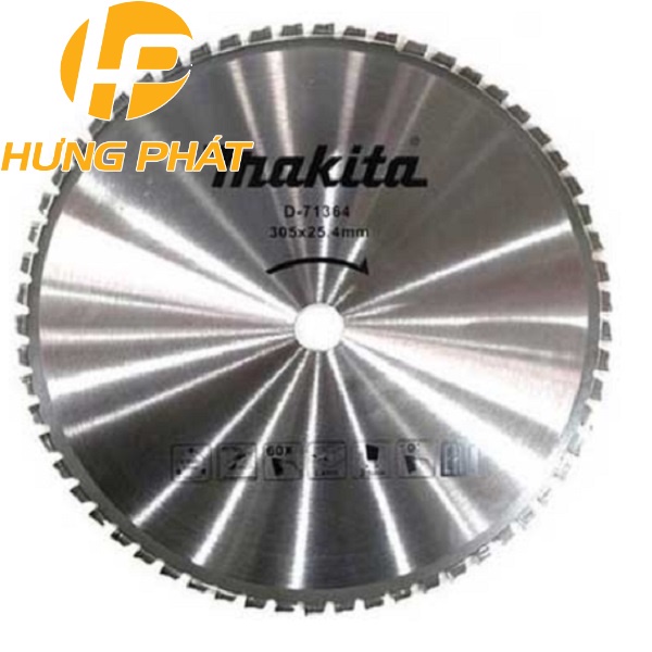 Lưỡi cắt sắt hợp kim dùng cho máy cắt chậm tua Makita D-71364