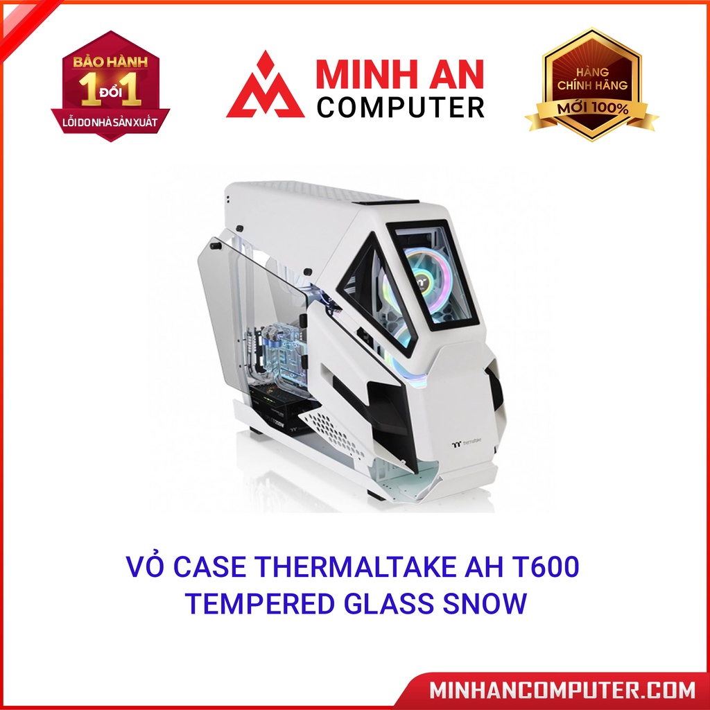 Vỏ case Thermaltake AH T600 Tempered Glass Snow