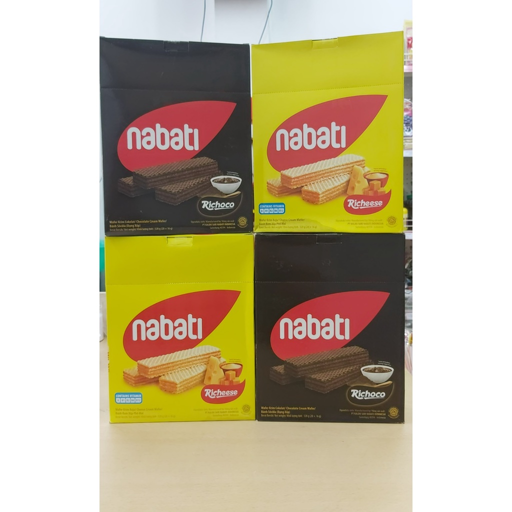Bánh Xốp Nabati Nhân Phô Mai - Chocolate 320g