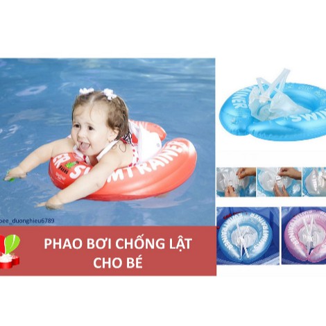 Phao bơi chống lật mẫu mới cho bé..