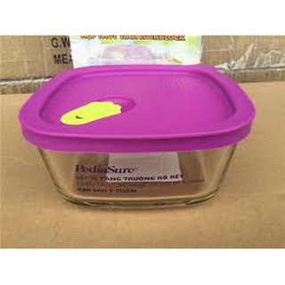 Hkm hộp thủy tinh lock&lock chịu nhiệt 410ml