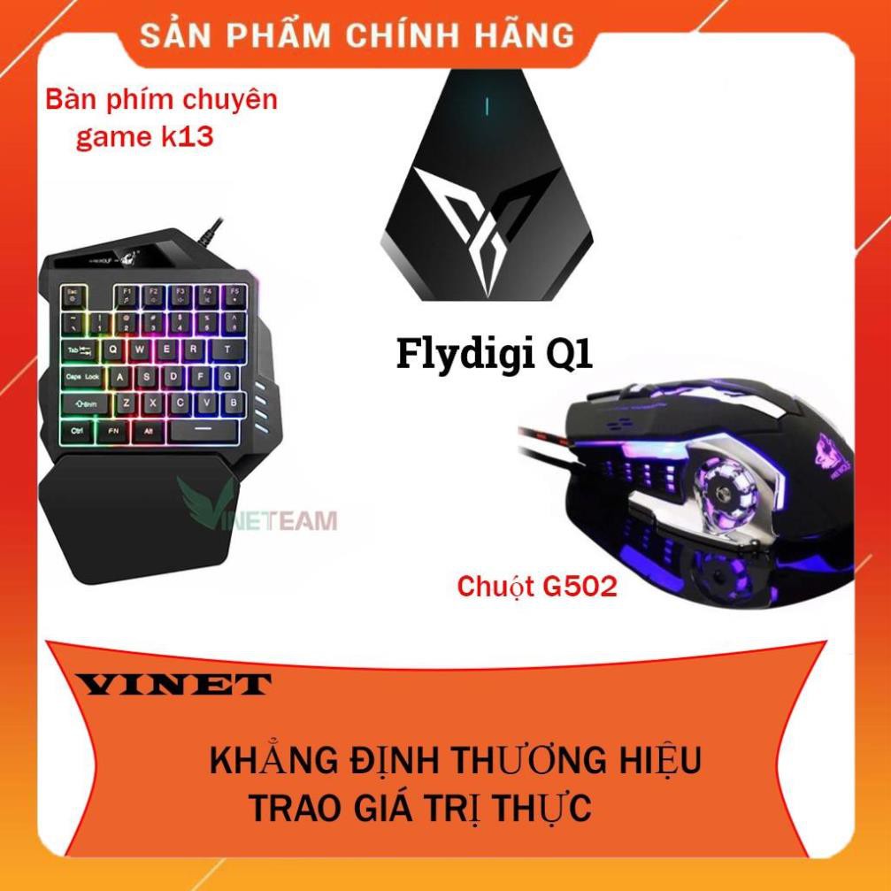 Xả Kho- Bộ chuyển đổi game Flydigi Q1 chơi game PUBG, ROS, Free Fire và các game FPS khác, không sợ band acc -dc3462