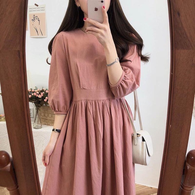 [ CÓ SẴN] VÁY VINTAGE BASIC 🌸 ảnh thật ở cuối