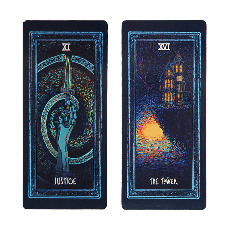 Bộ Bài Tarot 79 Lá Tiếng Anh Bí Ẩn 4 Mùa