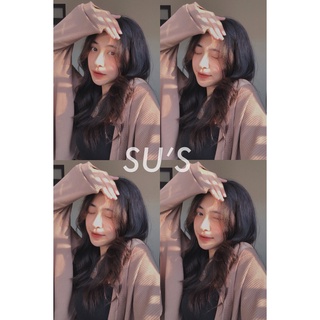 Áo cardigan trơn cúc dọc hạt A1913 SUSTORE