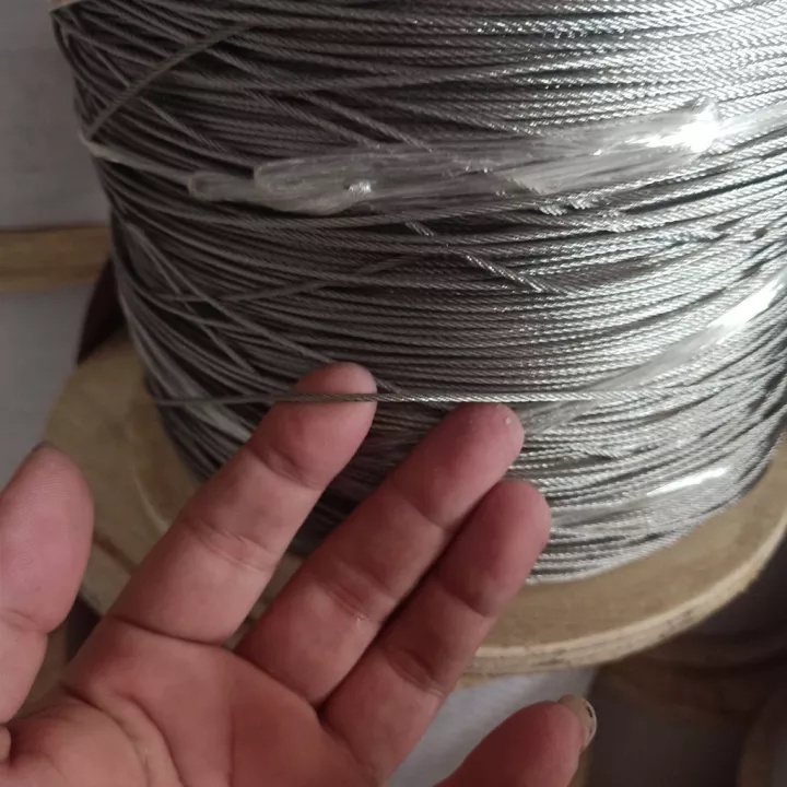 Dây cáp inox 304 phi 2mm - 3mm - 4mm TÍNH THEO MÉT NHA QUÝ DỊ - Cơ Khí Liên Sơn