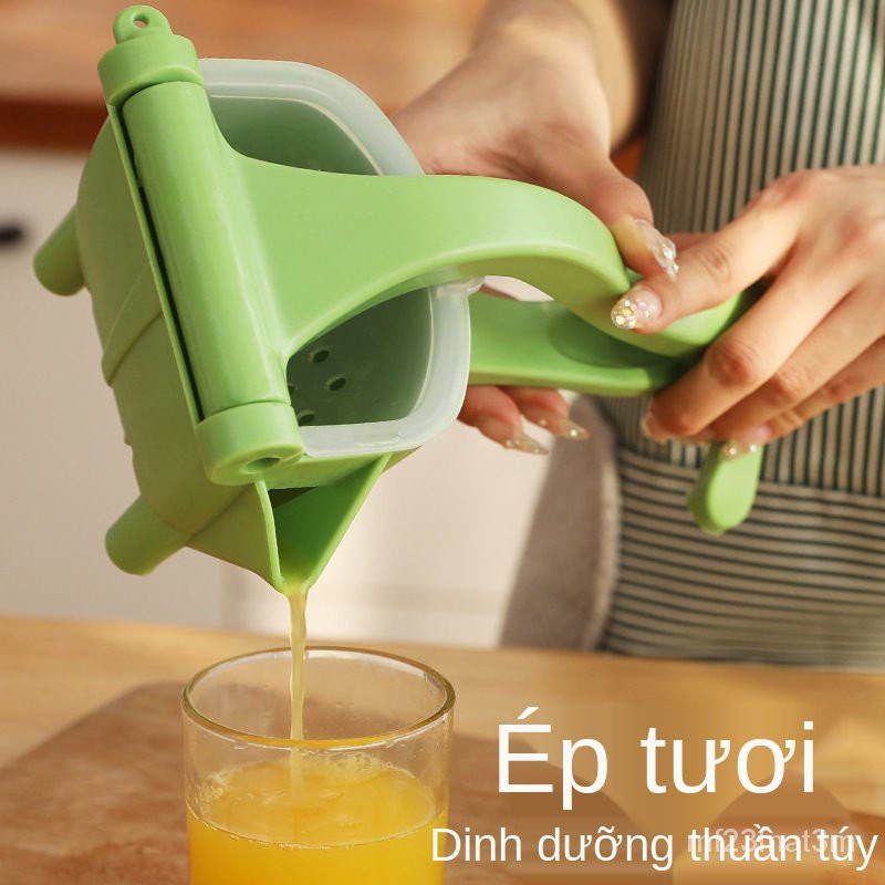 Hàng giao ngay Máy ép trái cây hoa quả bằng tay làm nước rau củ cầm tay đa năng bằng